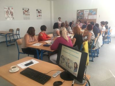Střední škola přivítala na své půdě staniční sestry a vedoucí pracovníky Vítkovické nemocnice