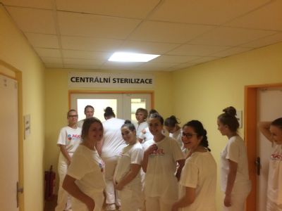Učíme se praxí- den na Centrální sterilizaci a chirurgickém lůžkovém oddělení